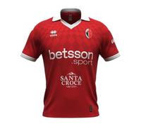Errea SSC Bari Calcio Mens Away Football Shirt Jersey 2025-2026 Large 42" (Slim fit) Red