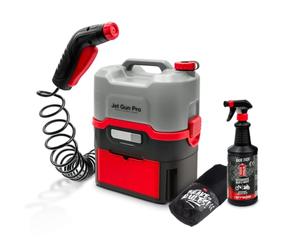 ERRECOM 1000 Miglia Cleaning Kit for Bikes: JET GUN PRO+ Portable High Pressure Cleaner with 8 L Water Tank, BKR 1101 Bike Cleaner 1 L Spray Bottle, Protective Bike Cover for Transport and Storage