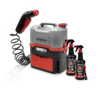 Errecom BIO Cleaning Kit for Bikes: JET GUN PRO+Portable High Pressure Cleaner with 8 L Water Tank,BKR 1105 BIO Bike Cleaner 1L Spray Bottle,BKR 2101 BIO Chain Degreaser 1L Spray Bottle