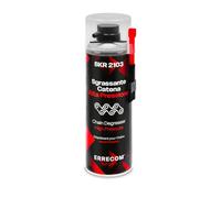 Errecom BKR 2103 High Pressure Chain and Cassette Cleaner Spray for Bicycles + Hard Bristle Brush also usable with direct connection to the aerosol can - 500 ml