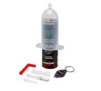 Errecom BKR 6102 HIGH PERFORMANCE Lube Bike Chain for Excellent Performance, all Weather Conditions, Protected lubricant: no contact with the propellant gas, Bag on Valve 60 ml + UV lamp