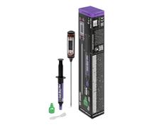 ERRECOM Cool-Shot Ultra Restores Original Air Conditioner Efficiency, Colder Air, Includes Thermometer to Check Temperature Before & After, 6 mL Cartridge + 5/16 SAE Adapter (for R410a, R32)