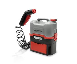 Errecom JET GUN PRO+, Portable High Pressure Cleaner with Storage Compartment, 8 L Water Tank, 3 m Spiral Hose, 2.9 kg
