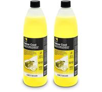 ERRECOM Yellow Cool, Yellow Coolant and Antifreeze -30°C/+107°C, Fluorescent Formulation with organic-based OAT inhibitor package, G12, Ready to Use, 1 Litre (Pack of 2)