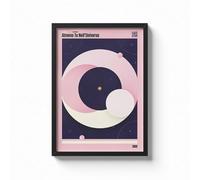 erreinge At least you in the universe Italian Music Poster - Modern Art Print with QR Code for Listening to the Song - Photo Paper 250g - Available in A4, A3, A2