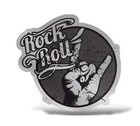 ERREINGE SILVER SHAPED STICKER 10 cm - Rock You Shocker Hand - Sticker Decal Decal Vinyl Wall Mural Laptop Car Motorcycle Helmet Camper