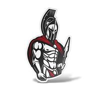 erreinge Sticker Spartan Gladiator Shaped Adhesive Pvc For decal Wall Mural Auto Moto Helmet Camper Laptop - 20 Cm