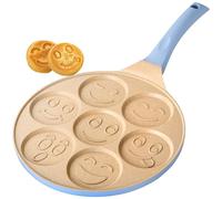 Erreke Nonstick Pancake Pan, Faces Design, Induction, Crêpe Pan, Even Heat