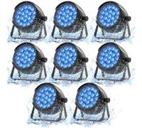 Erreyht 280W IP65 Waterproof LED Par, 8PC RGBW Stage Light, DMX512 Disco Light, Party Light, Suitable for Outdoor Parties and Concerts on Rainy Days
