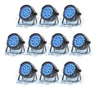 Erreyht 300W IP65 Waterproof LED Par, 10PC RGBW Stage Light, DMX512 Disco Light, Party Light, Suitable for Outdoor Parties and Concerts on Rainy Days