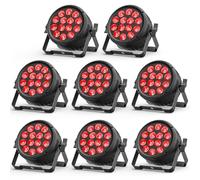 Erreyht 4PCS 210W RGBW LED Par Can Stage Lights with Light Stand, Multi-Effects Spotlight DMX512 Uplights DJ Lights for Party Disco Club Wedding Church Halloween