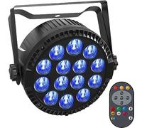 Erreyht 84W RGBW LED Par Light, 14 LED Effect Stage Lighting with DMX512/ Sound/Auto/Remote Control/Master-Slave, Strobe Light for DJ, Party, KTV, Theatre, Auditorium, Bar, Concert
