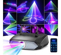 Erreyht Disco Light Party Light, DIY 3D Animation Light with Bluetooth