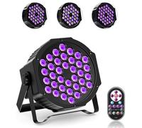 Erreyht UV Black Par Lights for Glow Party, 36 LED UV Light with Remote Control DMX512 Stage Strobe Lighting for DJ KTV Disco Bar Band Christmas Halloween Wedding