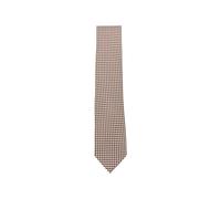 Errico Formicola geometric-print silk tie - Neutrals OS