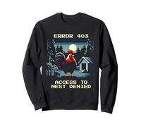 Error 403: Access to Nest Denied | Rooster Pixel Art Sweatshirt