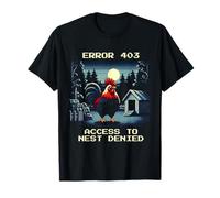 Error 403: Access to Nest Denied | Rooster Pixel Art T-Shirt