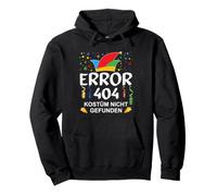 Error 404 Costume Not Found Carnival Fancy Dress Pullover Hoodie