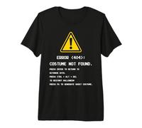 Error 404 Costume Not Found - Halloween Costume Men Funny Premium T-Shirt