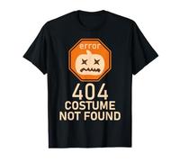 Error 404 Costume Not Found Halloween Low Budget IT Value Graphic T-Shirt