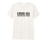 Error 404 Costume Not Found Lazy Halloween Funny Nerd Geek Premium T-Shirt