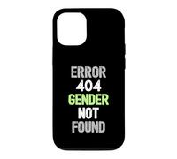 Error 404 Gender Not Found - Funny Agender Pride Flag Case for iPhone 12/12 Pro