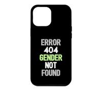 Error 404 Gender Not Found - Funny Agender Pride Flag Case for iPhone 12 Pro Max