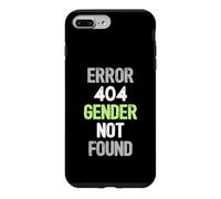 Error 404 Gender Not Found - Funny Agender Pride Flag Case for iPhone 7 Plus/8 Plus