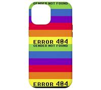 ERROR 404 GENDER NOT FOUND Non Binary Message Meme Case for iPhone 12 Pro Max