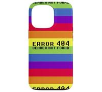 ERROR 404 GENDER NOT FOUND Non Binary Message Meme Case for iPhone 13 Pro