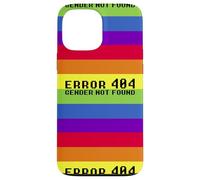 ERROR 404 GENDER NOT FOUND Non Binary Message Meme Case for iPhone 13 Pro Max