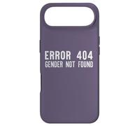 ERROR 404 GENDER NOT FOUND Non Binary Message Meme ON BACK Case for iPhone Air