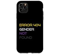 Error 404 Gender Not Found Nonbinary Pride Non-Binary Flag Case for iPhone 11 Pro Max
