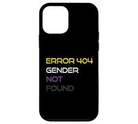 Error 404 Gender Not Found Nonbinary Pride Non-Binary Flag Case for iPhone 12 mini