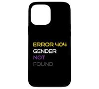 Error 404 Gender Not Found Nonbinary Pride Non-Binary Flag Case for iPhone 13 Pro Max