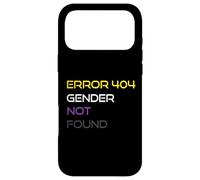 Error 404 Gender Not Found Nonbinary Pride Non-Binary Flag Case for iPhone 17 Pro Max