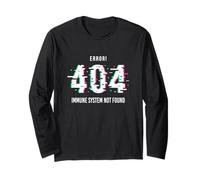 Error 404 Immune System Not Found Spoonie Chronic Illness Long Sleeve T-Shirt