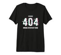 Error 404 Immune System Not Found Spoonie Chronic Illness Premium T-Shirt