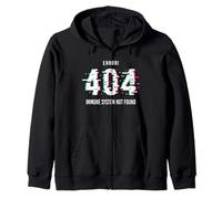 Error 404 Immune System Not Found Spoonie Chronic Illness Zip Hoodie