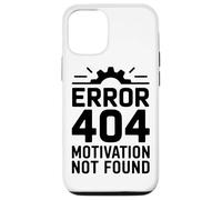 Error 404 Motivation Not Found Funny Office Humor Case for iPhone 12/12 Pro