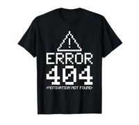 Error 404 Motivation Not Found Procrastination T-Shirt