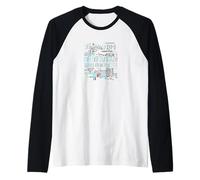 Error 404: Reality Not Found Heavy Glitch Cyberpunk Art Raglan Baseball Tee