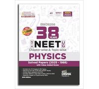 Errorless 38 Years NTA NEET (UG) Chapter-wise & Topic-wise PHYSICS Solved Papers (2025 - 1988) with Value Added Notes 20th Edition | New Syllabus PYQs Question Bank for 2026 Exam