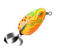 ERRORY 1Pc Frogs Lures Large Mouth Swimbaits Fishing Large Feet Baits Double Propeller Legs for Freshwater Saltwater Fishing Single Hook Baits