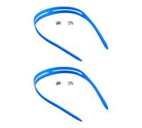 ERRORY 2Pcs High Elastic Swim Goggle Band Wear Resistance Swimming Lanyard with Clamps for Water Sports Dives Adjustable Strap