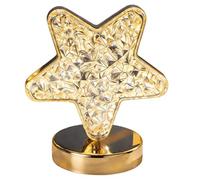 ERRORY 3D Moons/Round/Square/Star Projection Night Light with Touch Control and Rechargeable Battery for Bedroom Decorating Tender Dinner Lighting