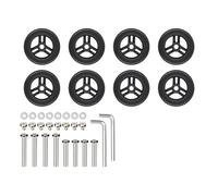 ERRORY 8PCS Quiet Rolling Suitcase Practical Replacement Set Easy Installation Compatibility Luggage Quiet Rolling