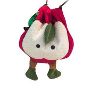 ERRORY All-matching Crossbody Bag For Women Girls Schoolbag Lovely Cartoon Backpack Plush Fruit Shoulder Bag Halloween All-matching Crossbody For Girls Cartoon Backpack Plush Shoulder