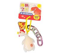 ERRORY Car Keychain Lovely Bag Charms Color Changing Roast/Chicken Accessories for Backpacks, Wallets Bag Charms for Handbags