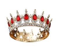 ERRORY Classical Retro 8 Eye Princess Crowns Hair Accessory Lightweight and Stylish Wedding Headband for Special Occasions Retro Eight Eye Crowns